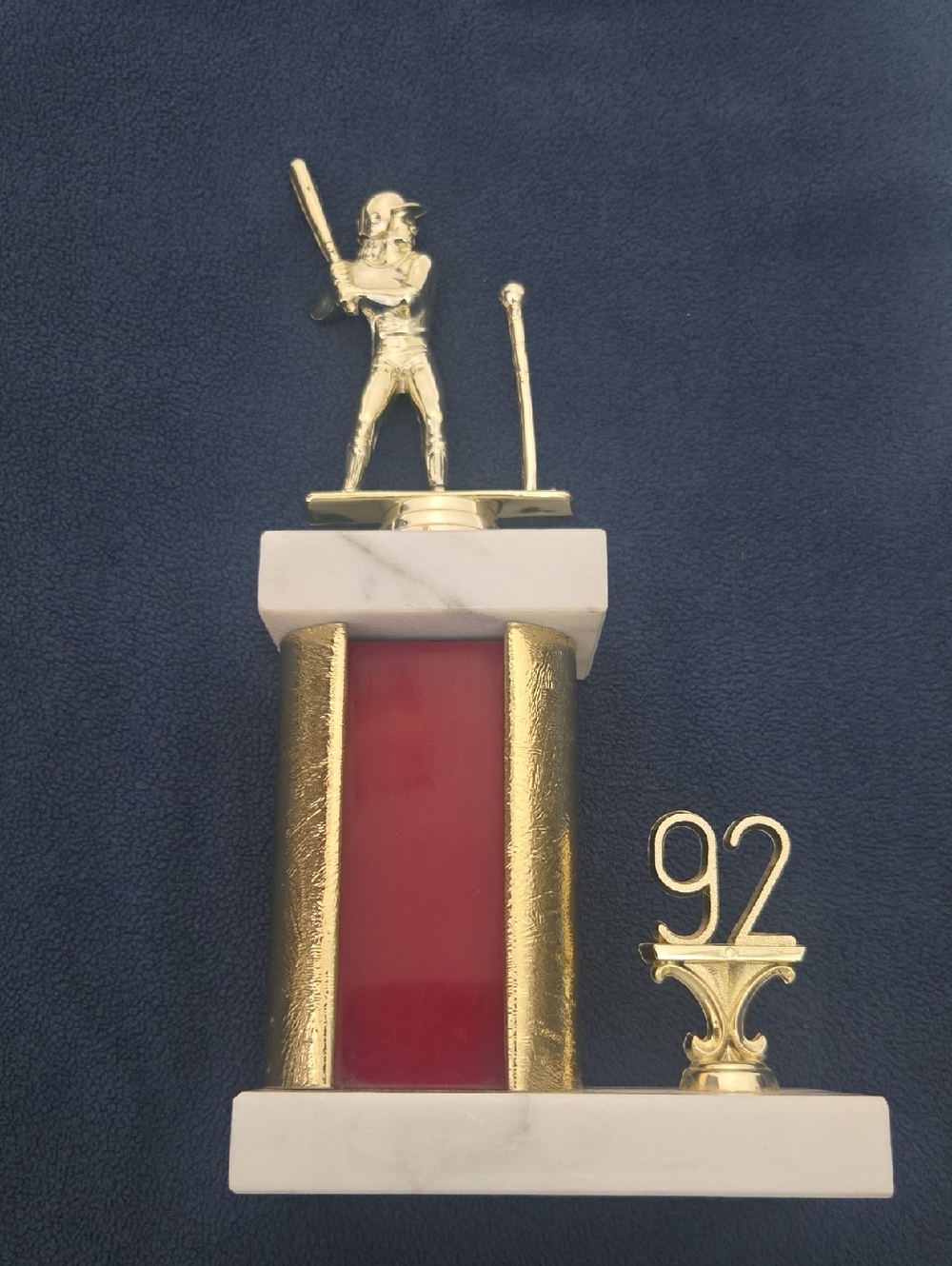 Gold and Red T-Ball Trophy